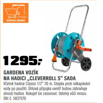 OBI Gardena vozík na hadici „cleverroll s" sada nabídka