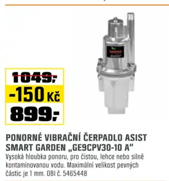 OBI Ponorné vibrační čerpadlo asist smart garden „ge9cpv30-10 a" nabídka