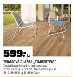OBI Terasová dlažba „timbertwo" nabídka
