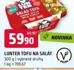 Terno Lunter tofu na salát nabídka