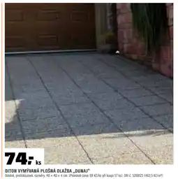 OBI Diton vymývaná plošná dlažba „dunaj” nabídka