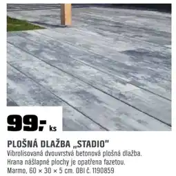 OBI Plošná dlažba „stadio" nabídka