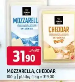 Terno Mozzarella, cheddar nabídka