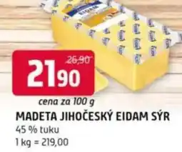 Terno Madeta jihočeský eidam sýr nabídka