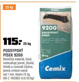 OBI Podsypový písek 9200 nabídka