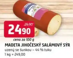 Terno Madeta jihočeský salámový sýr jadel nabídka