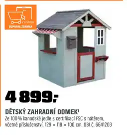 OBI Dětský zahradní domek' nabídka
