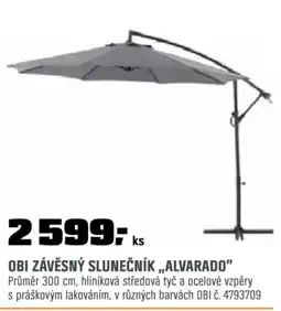OBI OBI závěsný slunečník „alvarado" nabídka