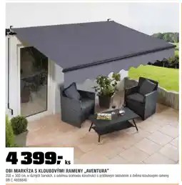 OBI OBI markýza s kloubovými rameny „aventura" nabídka