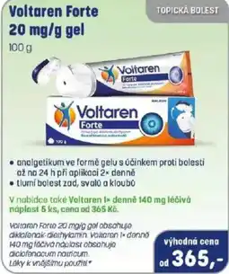 PharmaPoint VOLTAREN Forte 20 mg/g gel nabídka