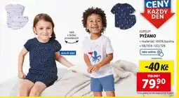 Lidl Pyžamo nabídka