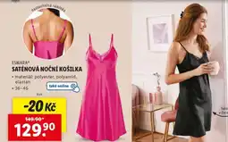 Lidl Saténová noční košilka nabídka