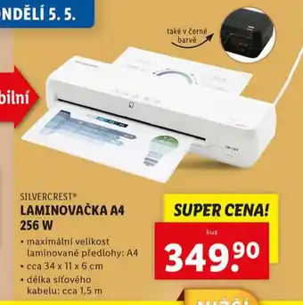 Lidl Laminovačka a4 nabídka