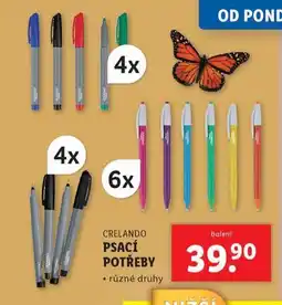 Lidl Psací potřeby nabídka
