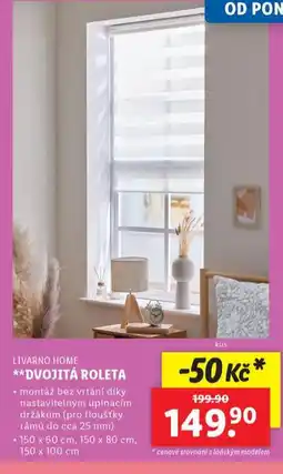 Lidl Dvojitá roleta nabídka