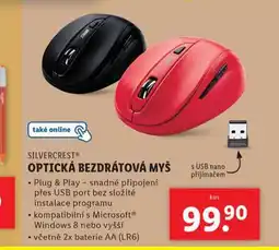 Lidl Optická bezdrátová myš nabídka