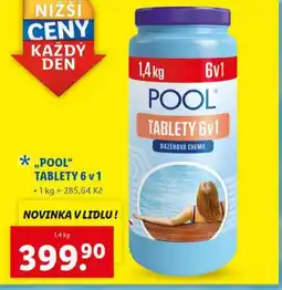 Lidl Pool tablety 6v1 nabídka