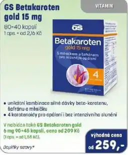 PharmaPoint GS Betakaroten gold nabídka