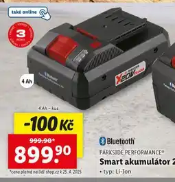 Lidl Smart akumulátor 20 v / 4 ah nabídka