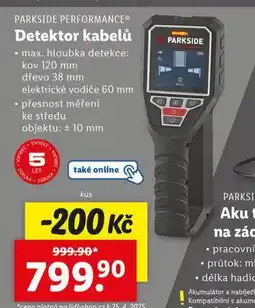 Lidl Detektor kabelů nabídka