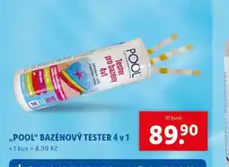 Lidl Pool bazénový tester 4v1 nabídka