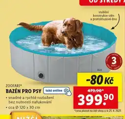 Lidl Bazén pro psy nabídka