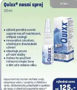 PharmaPoint QUIXX nosní sprej nabídka