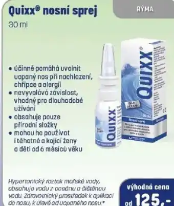 PharmaPoint QUIXX nosní sprej nabídka