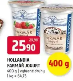 Terno Hollandia farmář jogurt nabídka