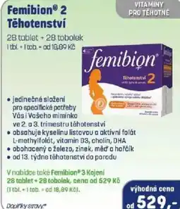 PharmaPoint Femibion® 2 Těhotenství nabídka
