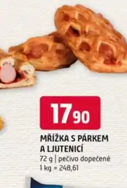 Terno Mřížka s párkem a ljutenicí nabídka