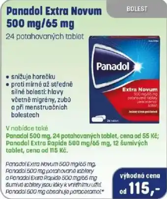 PharmaPoint PANADOL Extra Novum nabídka