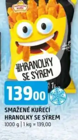 Terno Smažené kuřecí hranolky se sýrem nabídka