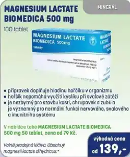 PharmaPoint Magnesium lactate biomedica nabídka