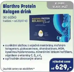 PharmaPoint Biarthro Protein Kolagen drink nabídka