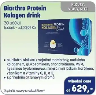 PharmaPoint Biarthro Protein Kolagen drink nabídka