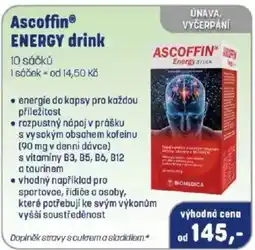 PharmaPoint ASCOFFIN ENERGY drink nabídka