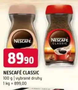 Terno NESCAFÉ Classic nabídka