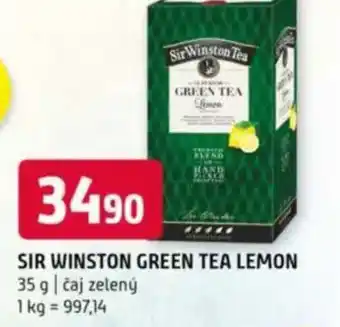 Terno Sir Winston Green tea lemon nabídka