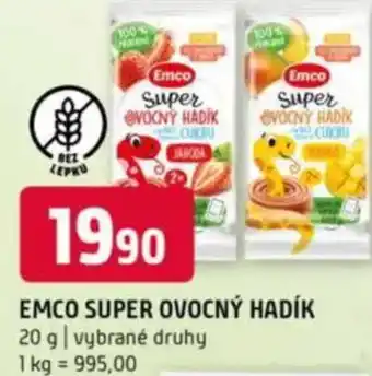 Terno EMCO Super ovocný hadík nabídka