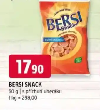 Terno BERSI snack nabídka