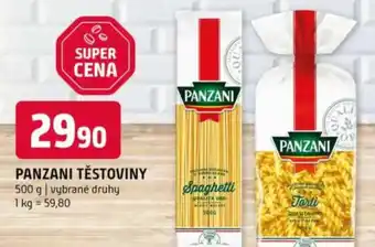 Terno PANZANI Těstoviny nabídka