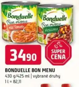 Terno BONDUELLE Bon menu nabídka