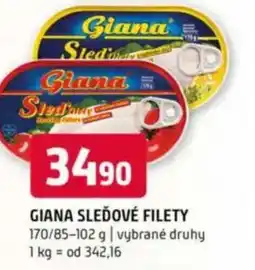 Terno GIANA Sleďové filety nabídka