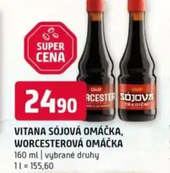 Terno VITANA Sójová omáčka, Worcesterová omáčka nabídka