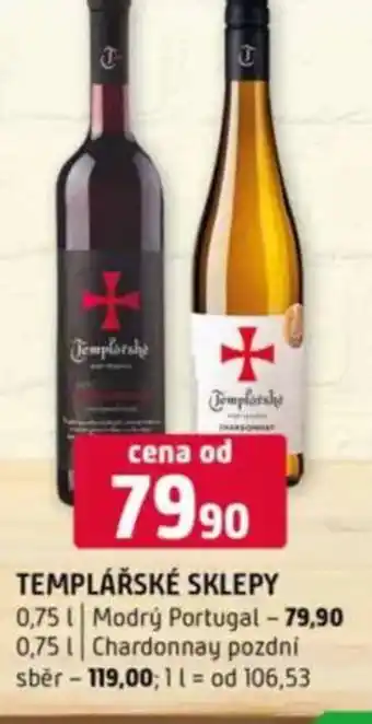 Terno Templářské Sklepy nabídka