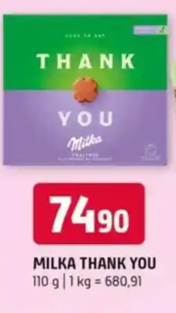 Terno MILKA Thank you nabídka