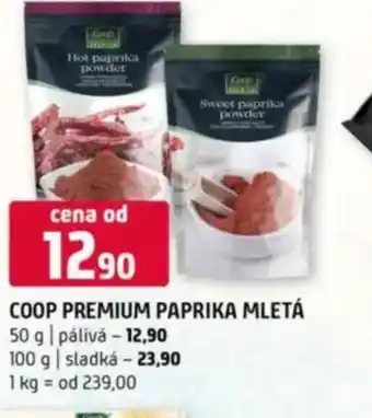 Terno COOP Premium paprika mletá nabídka