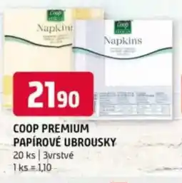 Terno COOP Premium papírové ubrousky nabídka