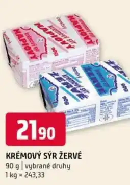 Terno Krémový sýr žervé nabídka